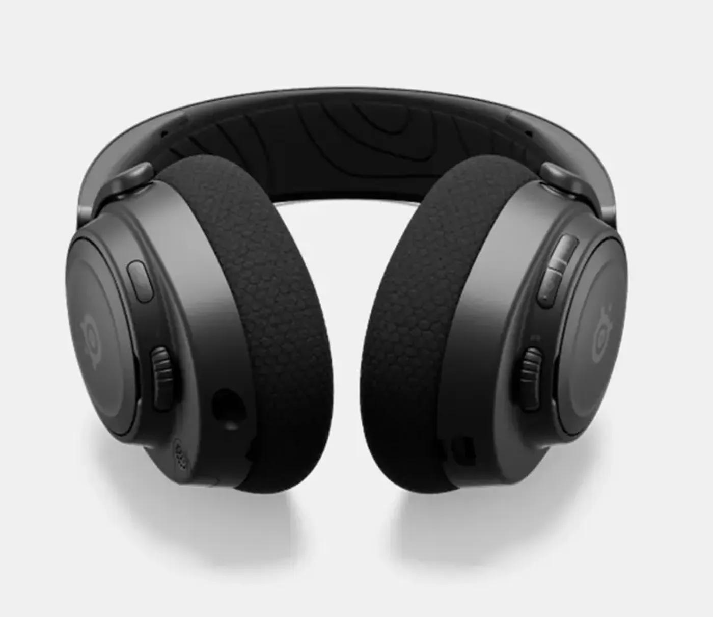 Headset featuring intuitive onboard controls for volume and mic management